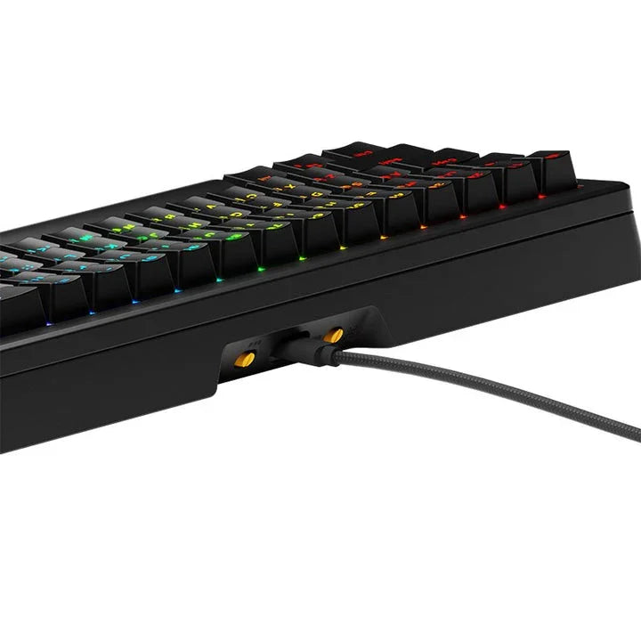 Glorious GMMK 3 65% Prebuilt Wired Mechanical Gaming Keyboard - Black, Arabic - Tashqila Glorious GMMK 3 65% Prebuilt Wired Mechanical Gaming Keyboard - Black, Arabic - Tashqila